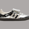 Metallic Silver Heritage Sneakers – Premium Retro Edition