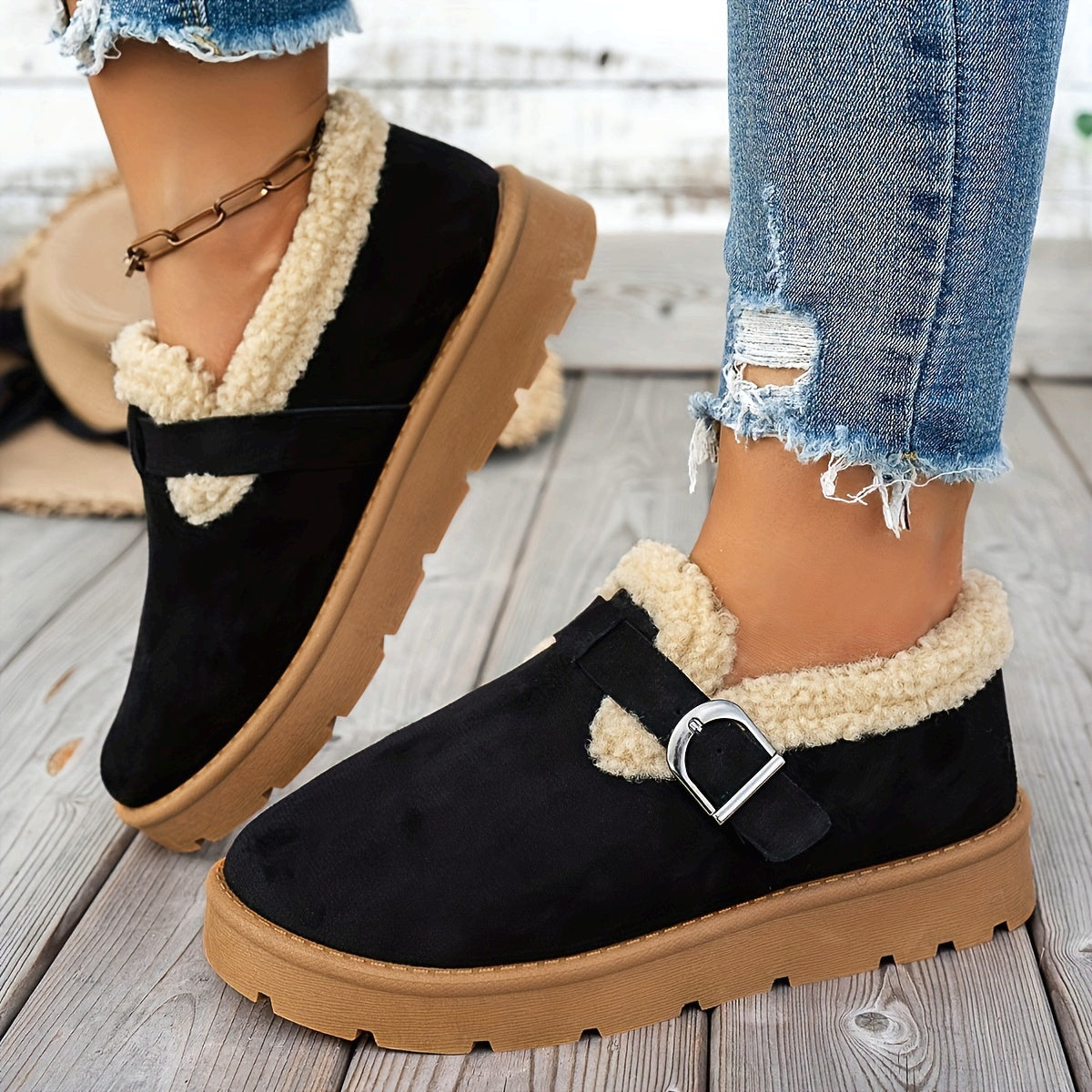 Lena | Bottines d’hiver douillettes à soutien ergonomique