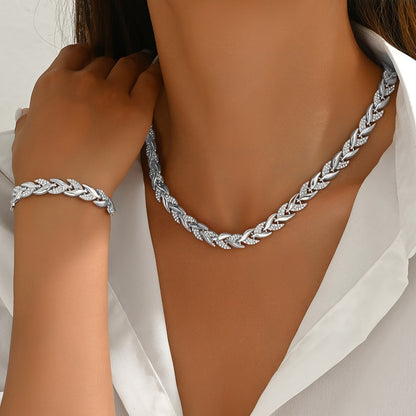 Melisande | Set Collier et Bracelet Brillant