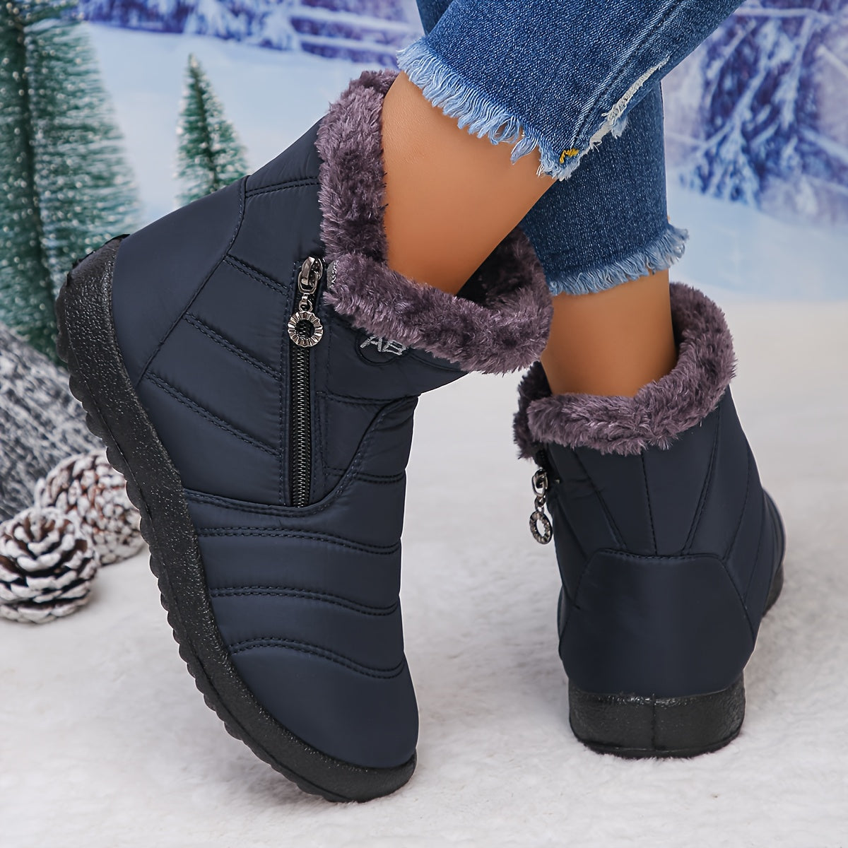 Marivelle | Bottes Hiver Chaudes Antidérapantes