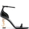 Opyum patent leather sandals, 85 mm