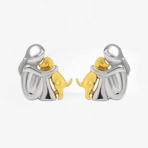 Lisa™ - Boucles d’Oreilles Icône Chien