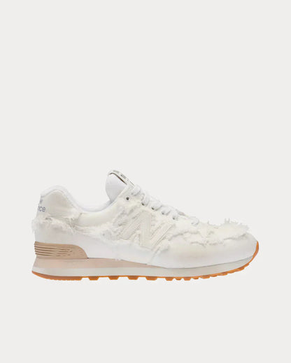574 SL Low Baskets – White Edition